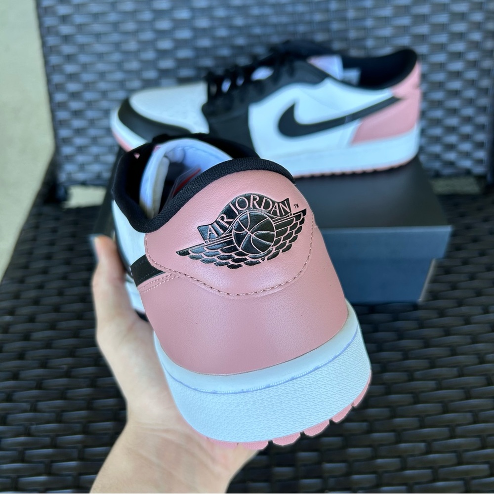 AIR JORDAN 1 GOLF LOW RUST PINK Size 14 - Picture 3 of 5